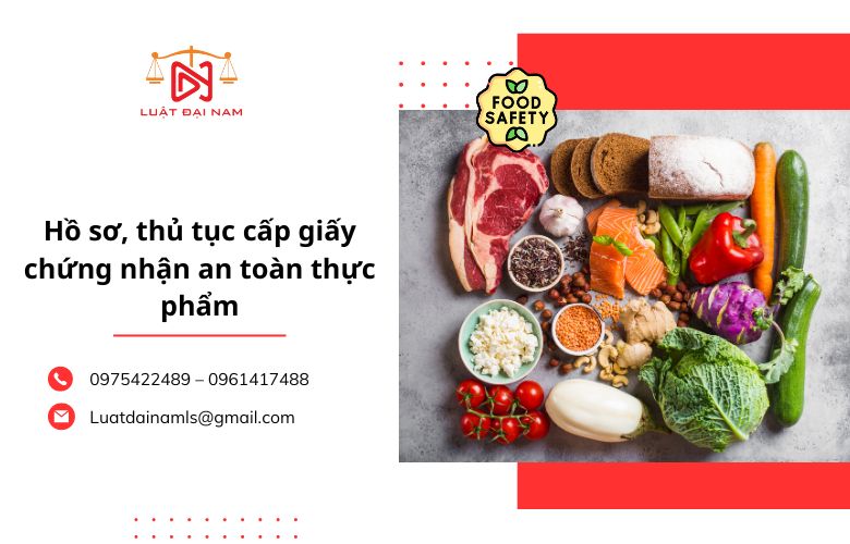 thủ tục cấp giấy chứng nhận an toàn thực phẩm