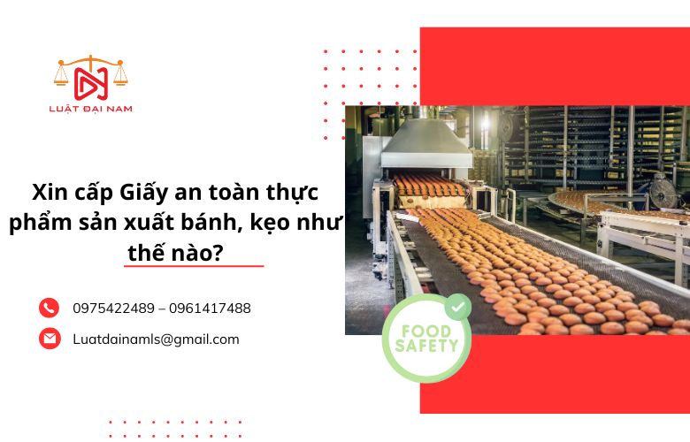 Giấy an toàn thực phẩm sản xuất bánh