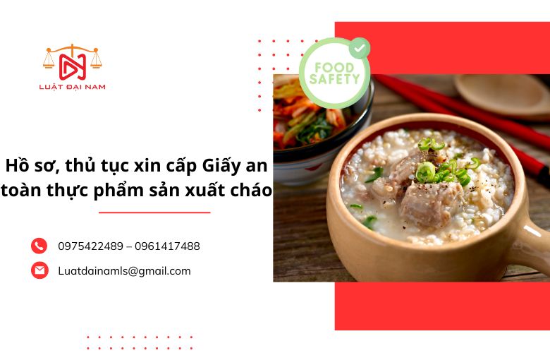 Giấy an toàn thực phẩm sản xuất cháo