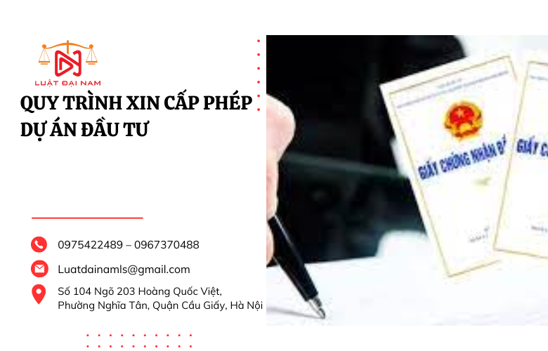 Quy trình xin cấp phép dự án đầu tư