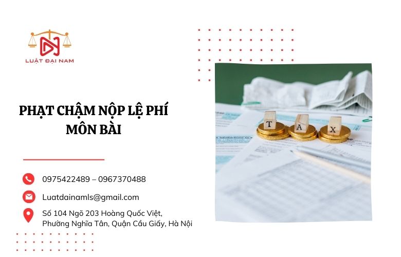 phạt chậm nộp lệ phí môn bài