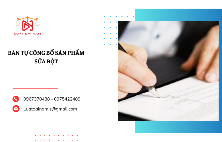 Bản tự công bố sản phẩm bột sữa