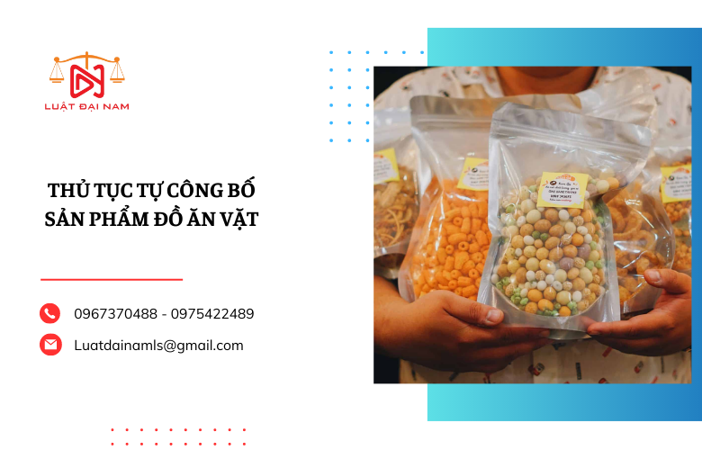 Thủ tục tự công bố đồ ăn vặt