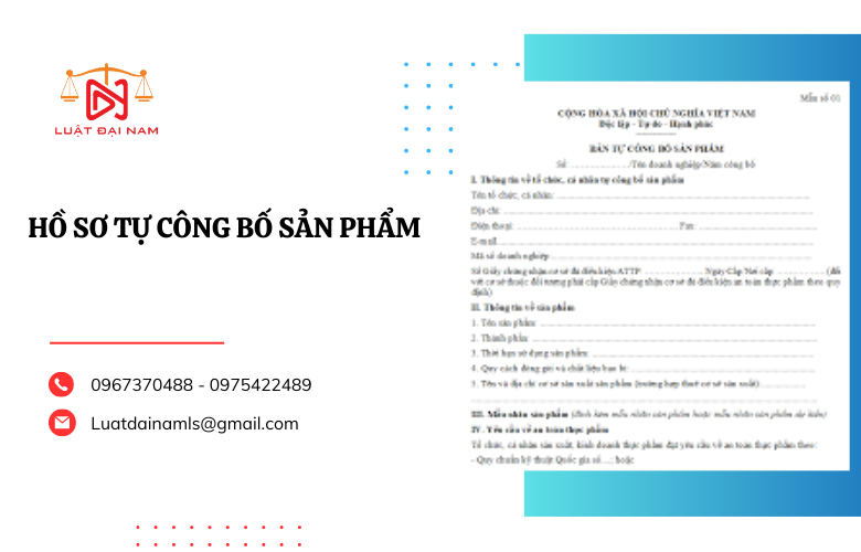 Hồ sơ tự công bố sản phẩm