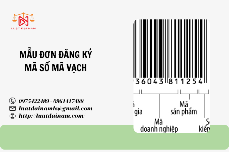 Mẫu đơn đăng ký mã số mã vạch