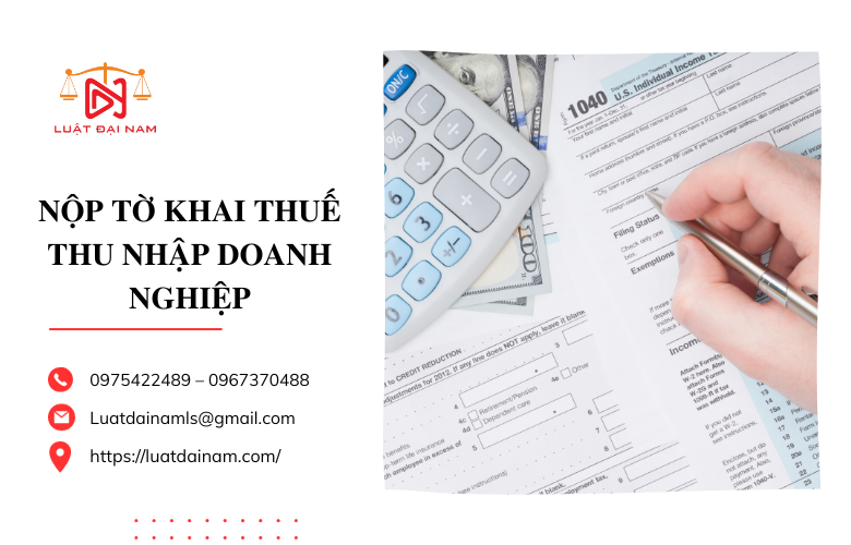 Nộp tờ khai thuế thu nhập doanh nghiệp