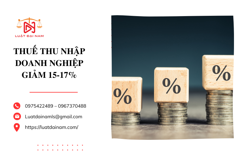 Thuế thu nhập doanh nghiệp giảm 15-17%