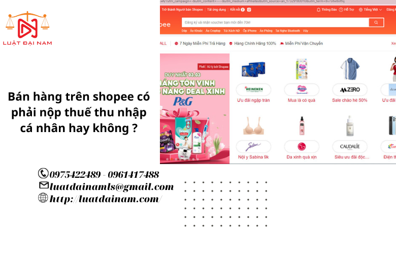 Bán hàng trên shopee có phải nộp thuế thu nhập cá nhân hay không ?