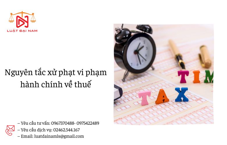 Nguyên tắc xử phạt vi phạm hành chính về thuế