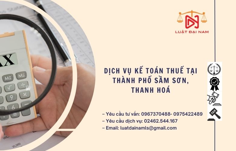 Dịch vụ kế toán thuế tại thành phố Sầm Sơn, Thanh Hoá