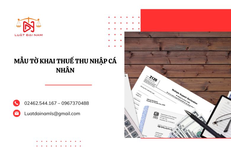 Mẫu tờ khai thuế thu nhập cá nhân