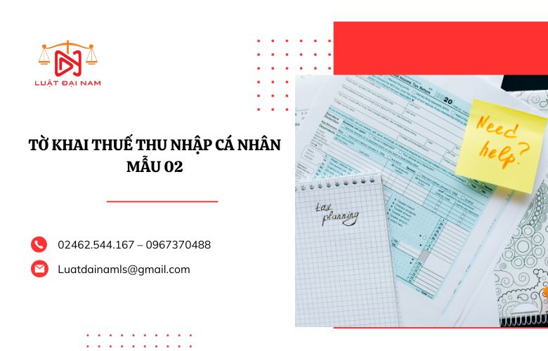 Tờ khai thuế thu nhập cá nhân mẫu 02