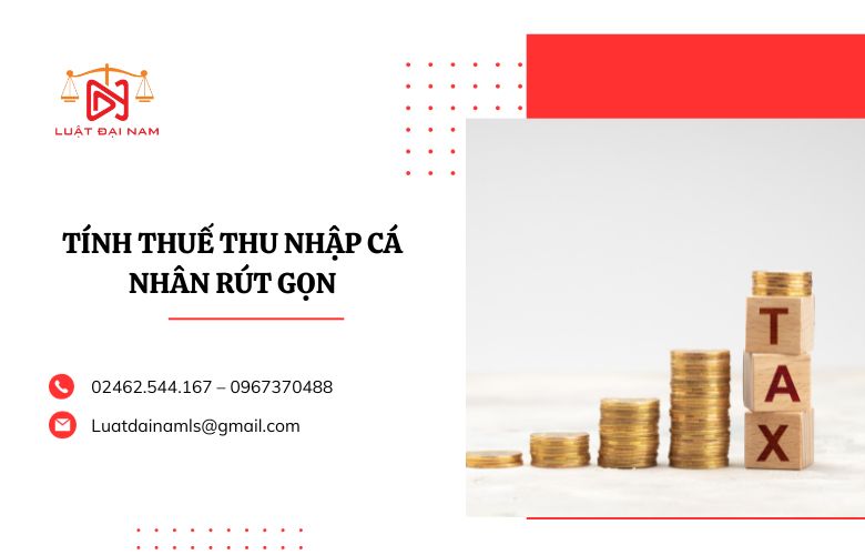 Tính thuế thu nhập cá nhân rút gọn