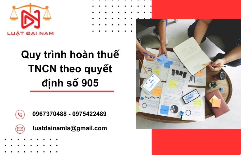 Quy trình hoàn thuế TNCN theo quyết định số 905