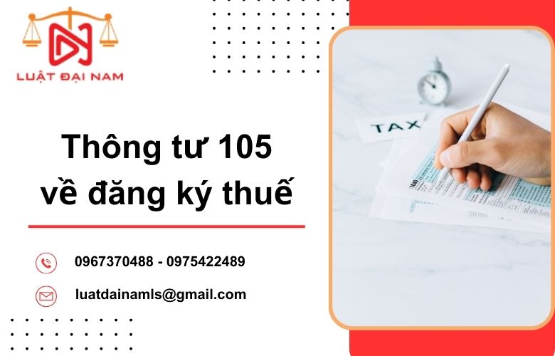 Thông tư 105 về đăng ký thuế