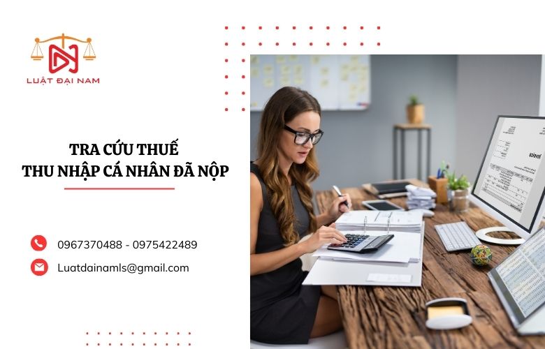 Tra cứu thuế thu nhập cá nhân đã nộp