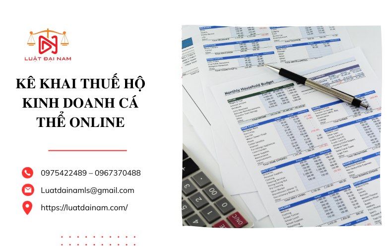 Kê khai thuế hộ kinh doanh cá thể online