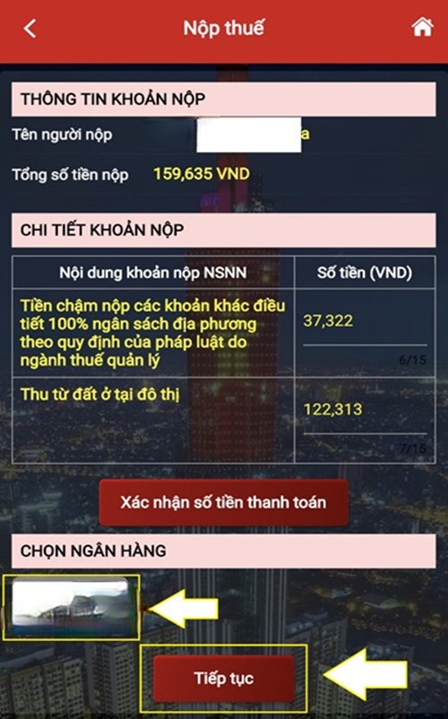 Cách nộp thuế hộ kinh doanh qua etax mobile - 10