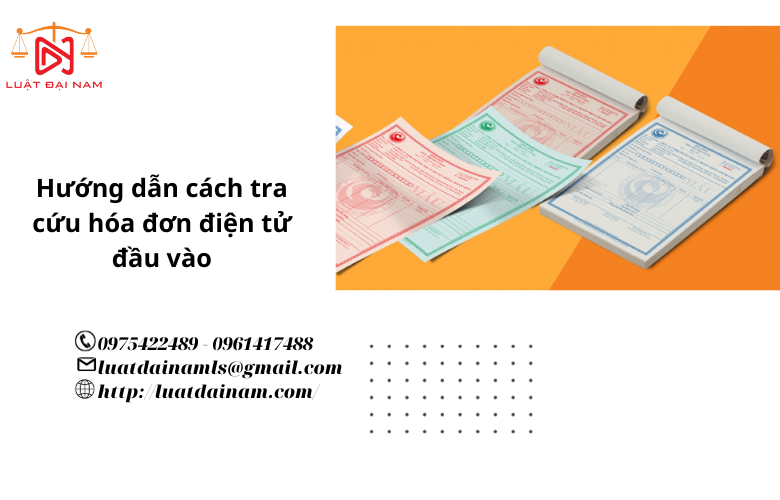 Hướng dẫn cách tra cứu hóa đơn điện tử đầu vào