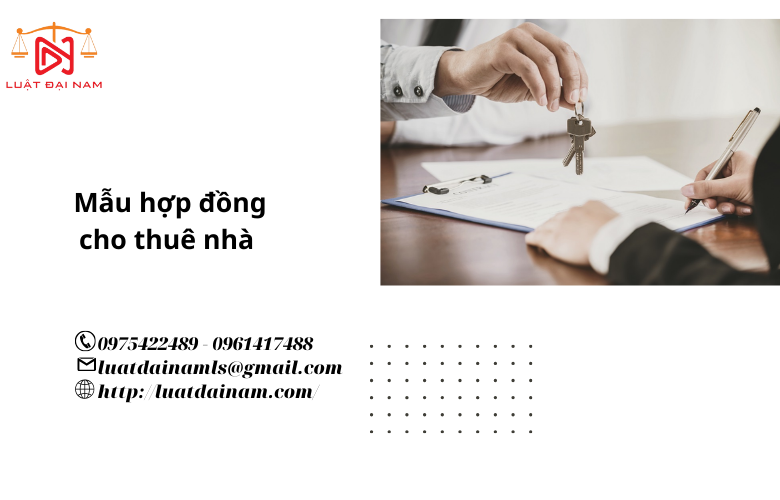 Mẫu hợp đồng cho thuê nhà 