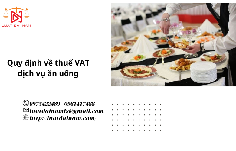 Quy định về thuế VAT dịch vụ ăn uống