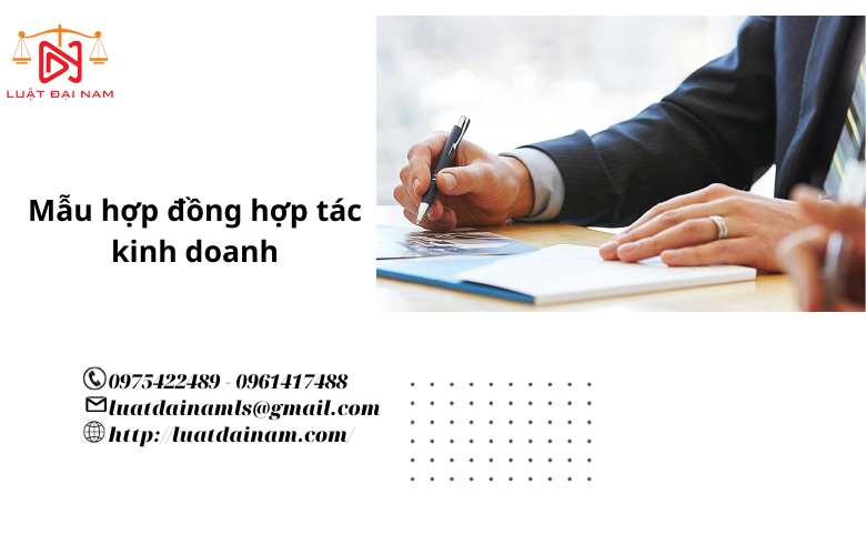 Mẫu hợp đồng hợp tác kinh doanh