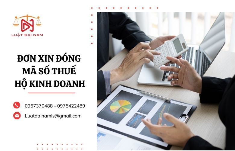 Đơn xin đóng mã số thuế hộ kinh doanh