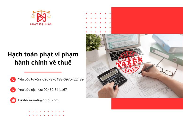 Hạch toán phạt vi phạm hành chính về thuế