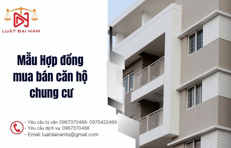 Mẫu Hợp đồng mua bán căn hộ chung cư