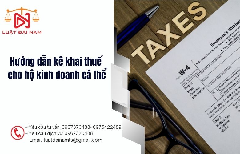 Hướng dẫn kê khai thuế cho hộ kinh doanh cá thể