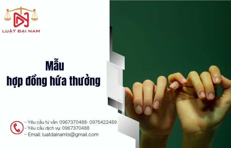 Mẫu hợp đồng hứa thưởng