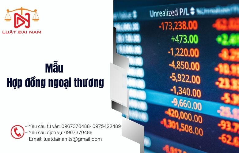 Mẫu Hợp đồng ngoại thương