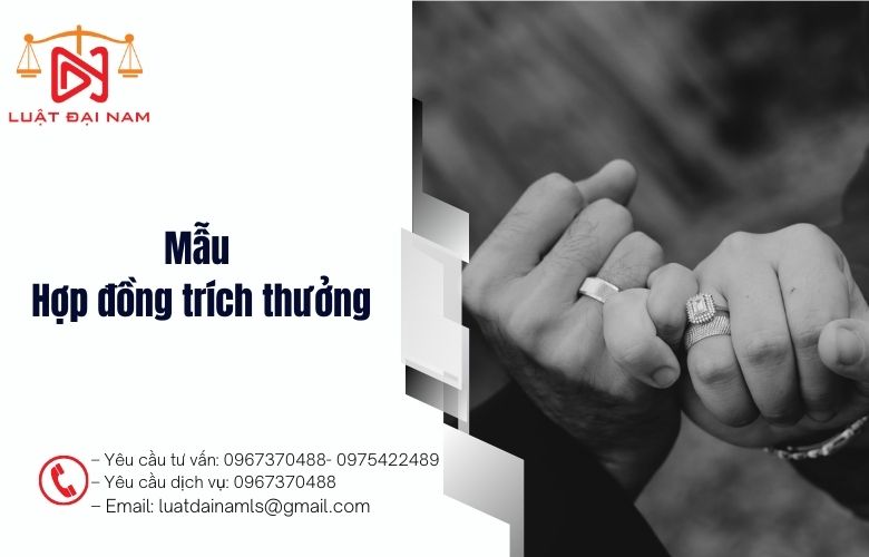 Mẫu Hợp đồng trích thưởng