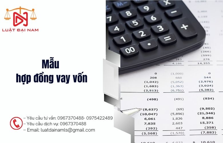 Mẫu hợp đồng vay vốn