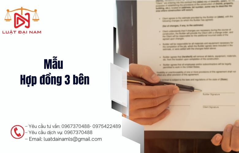 Mẫu Hợp đồng 3 bên