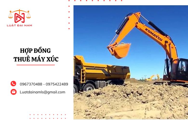 Hợp đồng thuê máy xúc