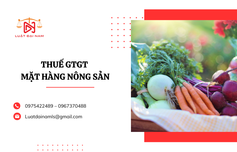 Thuế gtgt mặt hàng nông sản