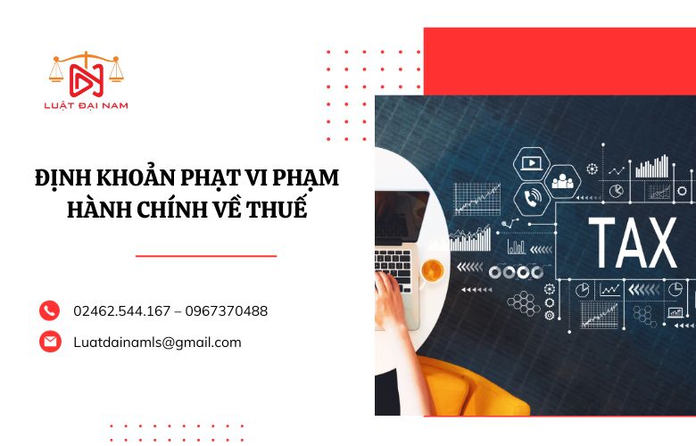 Định khoản phạt vi phạm hành chính về thuế