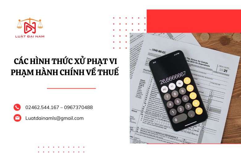  Các hình thức xử phạt vi phạm hành chính về thuế