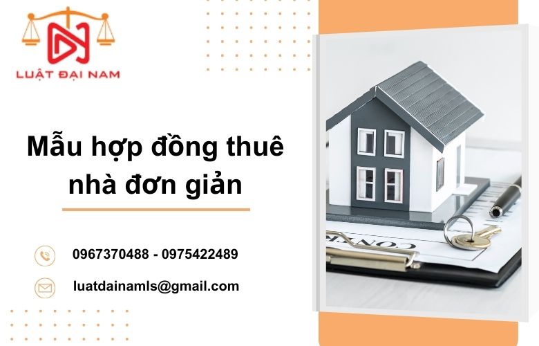 Mẫu hợp đồng thuê nhà đơn giản