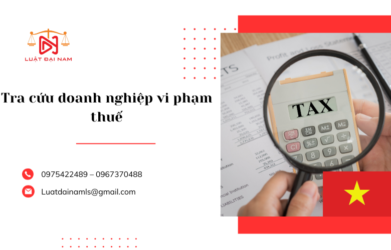 tra cứu doanh nghiệp vi phạm thuế