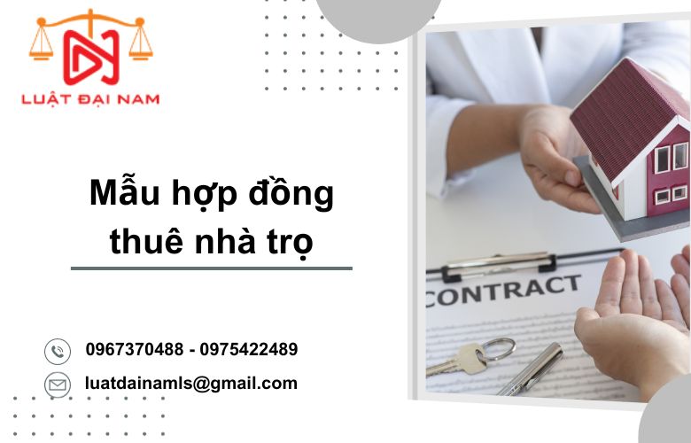 Mẫu hợp đồng thuê nhà trọ