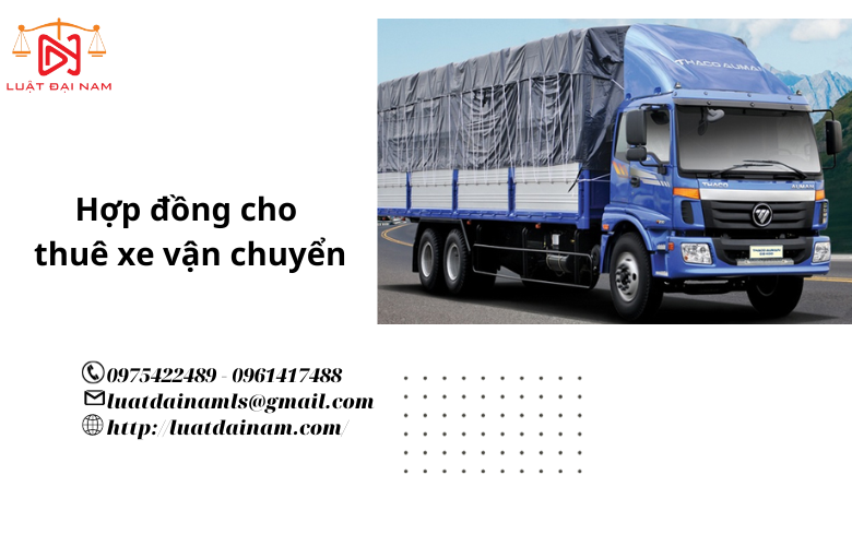 Hợp đồng thuê xe vận chuyển