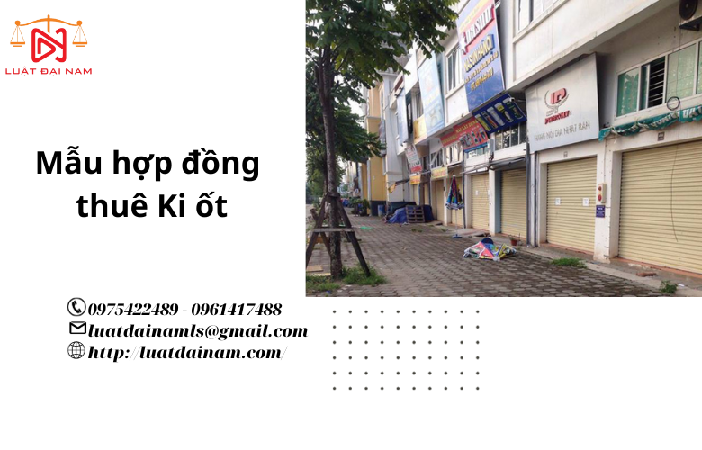 Mẫu hợp đồng thuê Ki ot