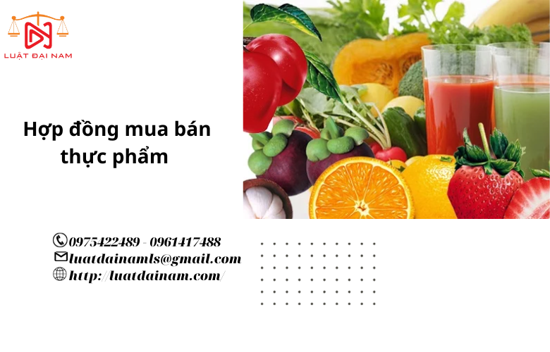 Hợp đồng mua bán thực phẩm