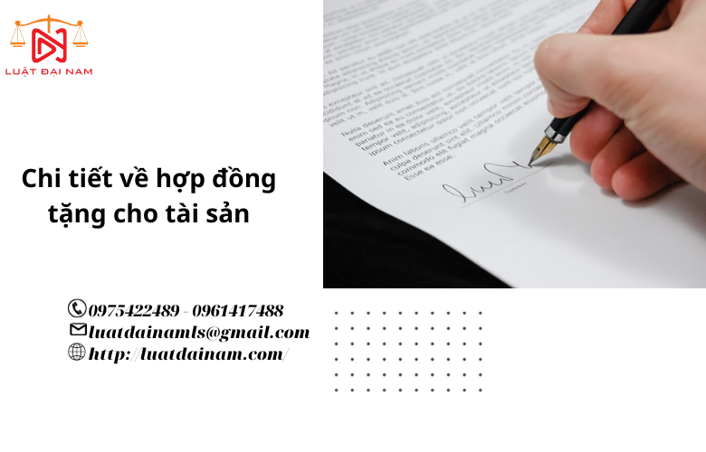 Chi tiết về hợp đồng tặng cho tài sản