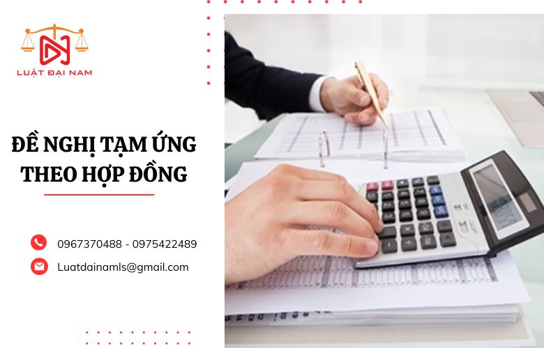 Đề nghị tạm ứng theo hợp đồng