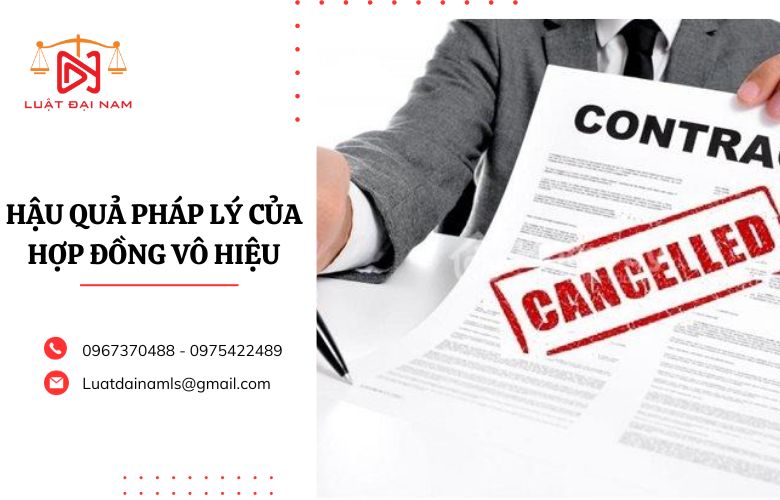 Hậu quả pháp lý của hợp đồng vô hiệu