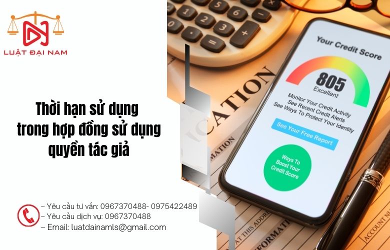 Thời hạn sử dụng trong hợp đồng sử dụng quyền tác giả