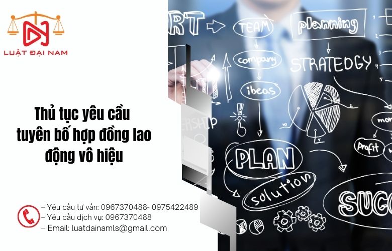 Thủ tục yêu cầu tuyên bố hợp đồng lao động vô hiệu